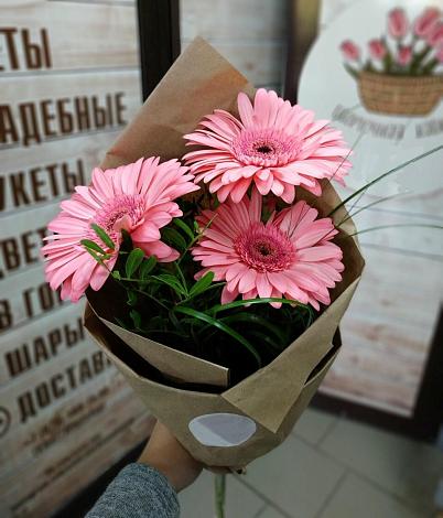 Букет цветов из: Герберы в Горные Ключи