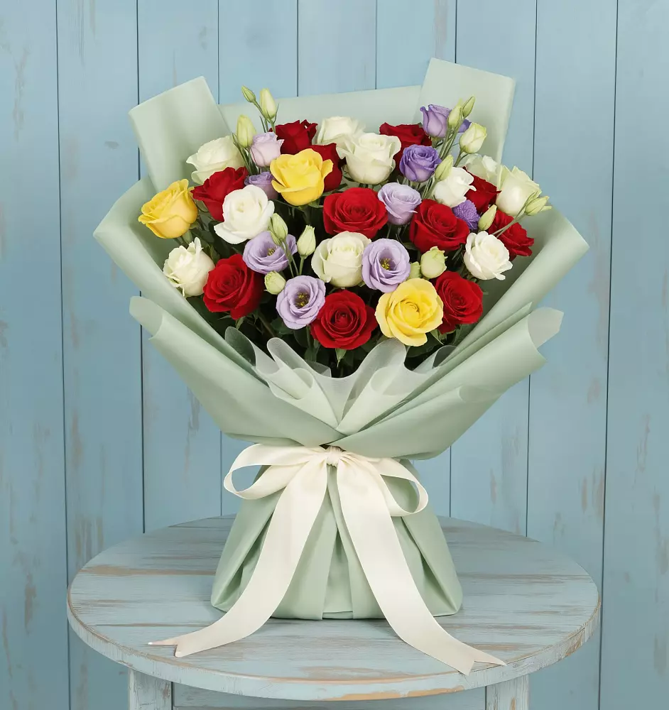 Букет Модная красотка в Горные Ключи Букет цветов из: Розы в Горные Ключи