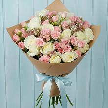 Букет цветов из:  Розы #REPLACE_PRED# Горные Ключи