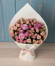 Букет Нежная розовость в Горные Ключи Букет цветов из:  Розы в Горные Ключи